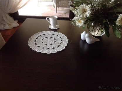 Crochet Placemat & Coaster Set N 113