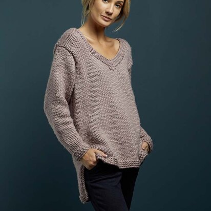 Jessica Sweater in Rowan Big Wool - ZB241-00006-UK - PDF