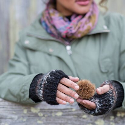 Yue Mittens in Berroco Millefiori Big - 392-9 - Downloadable PDF