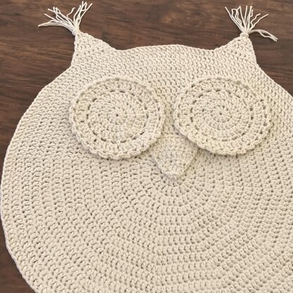 Woodland Owl Nursery Rug