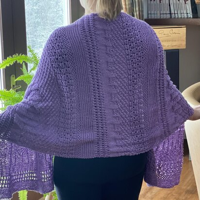 Lavender Shawl - knitting pattern