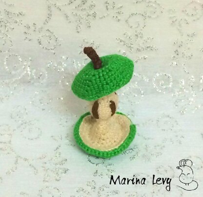 Apple Core amigurumi