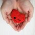 Hope Heart Amigurumi Keychain