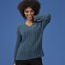 Greenleaf Pullover - Sweater Knitting Pattern for Women in Tahki Yarns Donegal Tweed Fine by Tahki Yarns