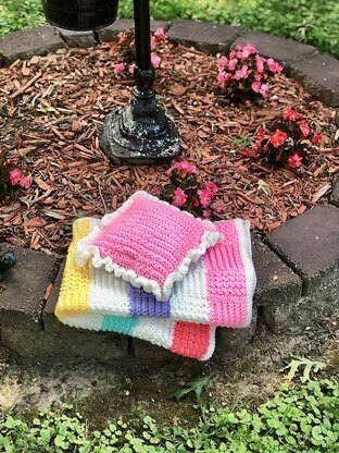Pretty Patches Pillow Blanket