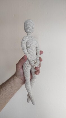 Rotating Head Doll Body Base