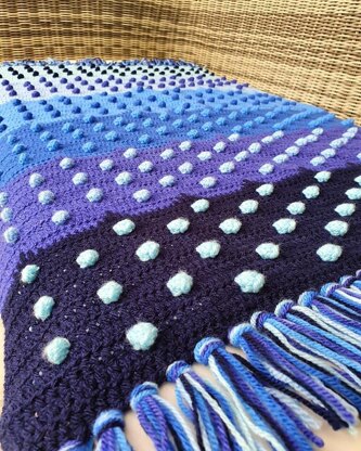 Little Bobble Blue Blanket - UK Terms