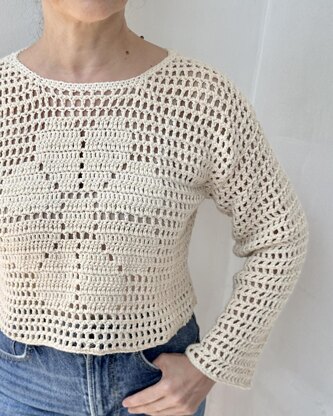 Flower sweater