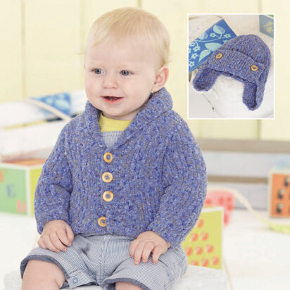 Cardigan and Helmet in Sirdar Snuggly Tutti Frutti - 4735 - Downloadable PDF