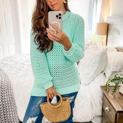 Mint to V Pullover