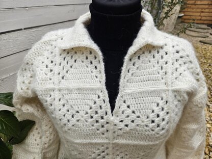 Granny squares sweater