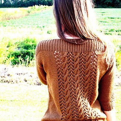 Kyra Boatneck Pullover - knitting pattern