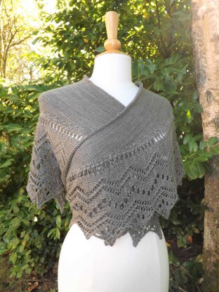 Lysen shawl