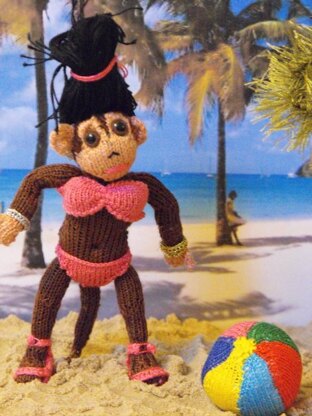 Apey Winehouse Toy Knitting Pattern