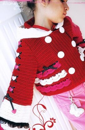 Valentine Crocheted Jacket
