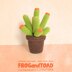 Cactus Amigurumi - Lemon Ball - Desk Flower Pot PLant Deco - Amigurumi Crochet - FROGandTOAD Créations