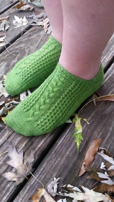 Almost Aran Socks