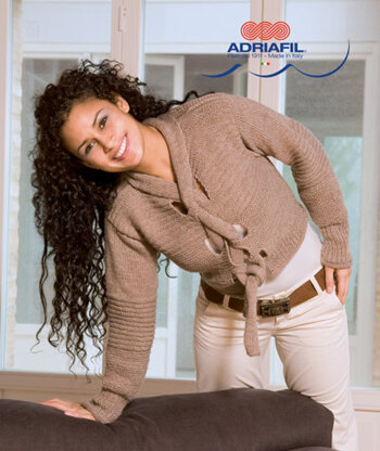 Madesimo Pullover in Adriafil New Zealand Solids - Downloadable PDF