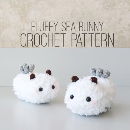Fluffy Sea Bunny Crochet Pattern