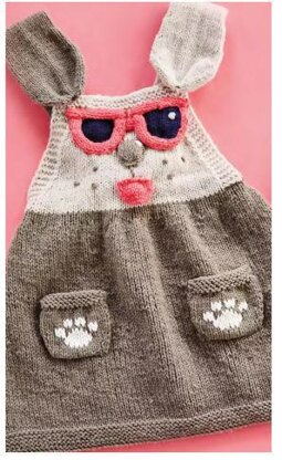 Peppy Puppy Pinafore Dress