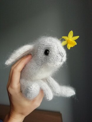Fluffy Easter rabbit