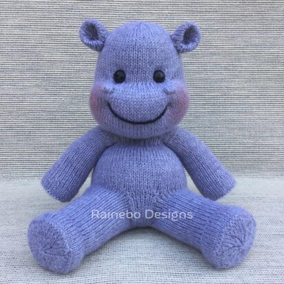 Baby Hippo - knitting pattern