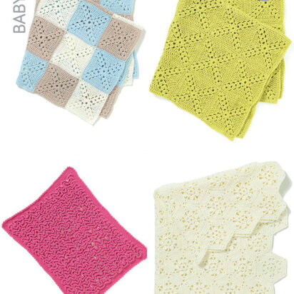 Baby Blankets in Hayfield Baby Aran - 4533 - Downloadable PDF