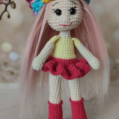 Doll Ukraine, wreath puppet