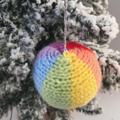 Rainbow Short Row Bauble