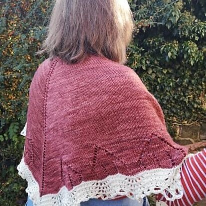 Gingerbread House Shawl - knitting pattern