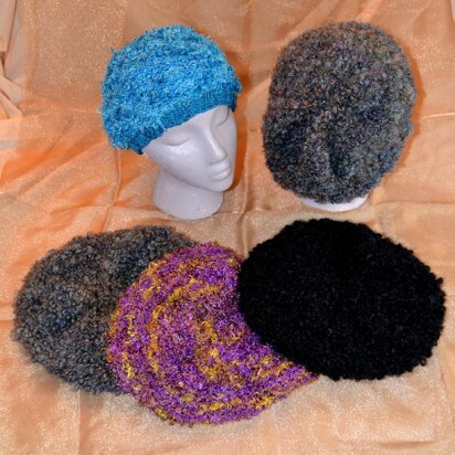Whimsical Slouchy Beanie Hat - knitting pattern
