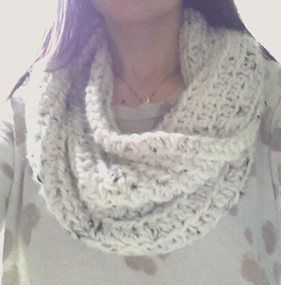 Twisty Loop Crochet Infinity Scarf