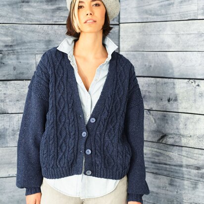 Cardigan in Stylecraft Recreate - 9856 - Downloadable PDF