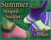 Summer Striped Socklet