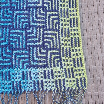 Mosaic Pinwheel Shawl