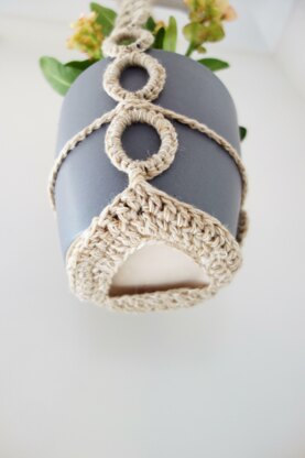 Crochet Rings Plant Hanger