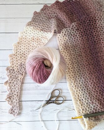 Muted Tones Shawl