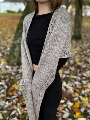 Emberveil Shawl