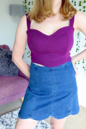 "Bridal Bodice" Hand Knit
