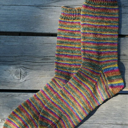 Pure and Simple Sock Pattern