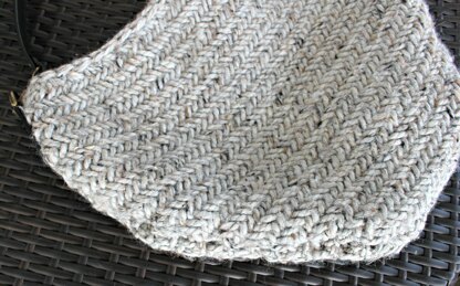 Herringbone Hobo Purse