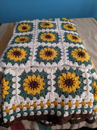 Chatty Kathy's Sunflower Bedspread