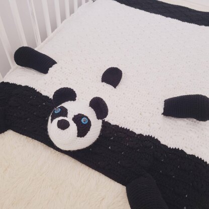 3in1 Jungle Panda Baby Blanket