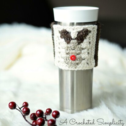 Reindeer Coffee Sleeve