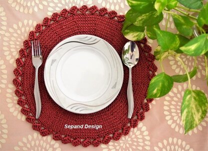 Red Circle Placemat