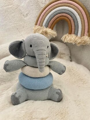 Baby Elephant Stacking Toy