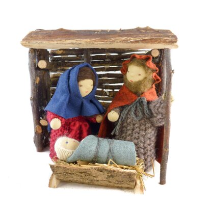 Nativity Characters with Doll Faces