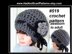 519 CROCHET BEANIE CLOCHE, age 5 to adult