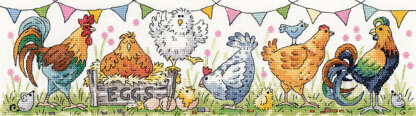 Heritage Chicken Run Cross Stitch Kit