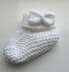 Luna Bow Baby Booties
